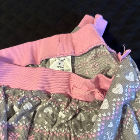 Serra womens Pajama Set in Gray and Pink - Picture 4 of 5